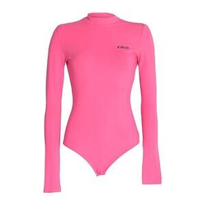 Kirin Peggy Gou bright Fuchsia pink Open back Bodysuit Size S
